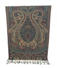 (image for) Paisley Patterned Pashmina Teal/Orange