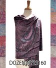 (image for) Floral Paisley Pashmina NY23160 1 DZ, Asst. Color