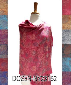 Paisley Pashmina NY23162 1 DZ, Asst. Color