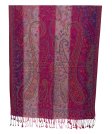 (image for) Rainbow Paisley Pashmina Fuchsia