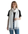 (image for) Winter Cashmere Feel Wrap White
