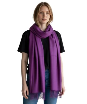 Winter Cashmere Feel Wrap Grape