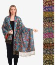 (image for) Mixed Mushroom Pattern Pashmina SF23163 (12 COLORS 1DZ)