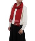 (image for) Cashmere Feel Solid Scarf Dark Red