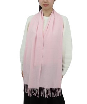 (image for) Cashmere Feel Solid Scarf Light Pink