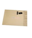 (image for) Solid Cashmere Feel Scarf Beige