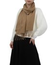 (image for) Solid Cashmere Feel Scarf Camel