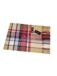 (image for) Cashmere Feel Classic Scarf Beige/Red