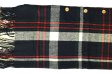 (image for) Plaid Blanket Wrap Navy