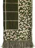 (image for) Oversized Blanket Wrap Olive Green