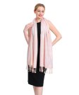 (image for) Peony Pattern Pashmina Peach