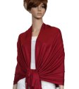 (image for) Silky Soft Solid Pashmina Scarf Burgundy