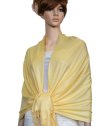 (image for) Silky Soft Solid Pashmina Scarf Yellow