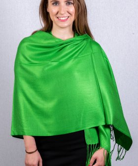 (image for) Lime Green Pashmina Scarf