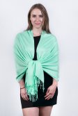 (image for) Silky Soft Solid Pashmina Scarf Mint Dozen (12 Pcs)