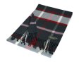 (image for) Cashmere Feel Checker Scarf Grey/Red