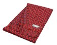(image for) Cashmere Feel Plaid Scarf Black/Red #010_C2-2