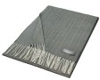 (image for) Woven Cashmere Feel Special Design Scarf Grey