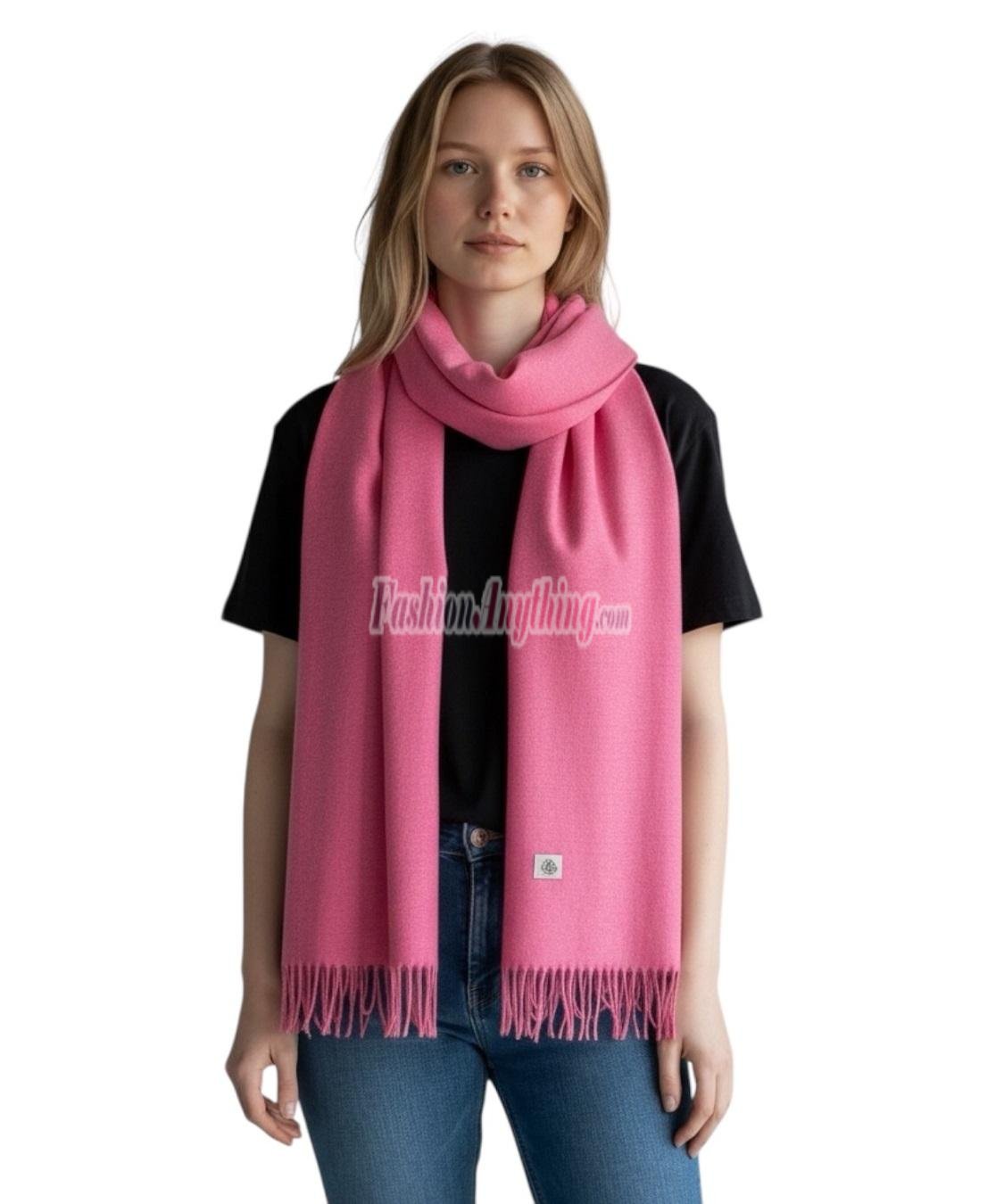 (image for) Winter Cashmere Feel Wrap Pink