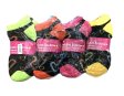 (image for) Women Heart Print Low Cut Socks DZ (12 Pairs) L802-118 - Assorted Color