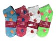 (image for) Women OK Sign Pattern Socks Dozen (12 Pairs) - Assorted Color