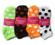 (image for) Women Big Dot Print Socks Dozen (12 Pairs) - Assorted Color