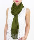 (image for) Lightweight Pashmina Wrap Olive