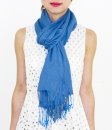 (image for) Lightweight Pashmina Wrap DodgerBlue