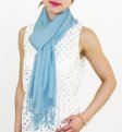 (image for) Lightweight Pashmina Wrap Light Blue