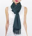 (image for) Lightweight Pashmina Wrap Dark Grey