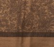 (image for) Paisley Jacquard Pashmina Light Brown