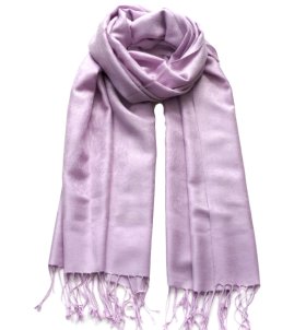 (image for) Paisley Jacquard Pashmina Light Lavender