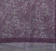 (image for) Paisley Jacquard Pashmina Plum w/ Grey