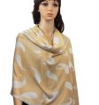 (image for) Pure Paisley Pashmina Wrap Tan