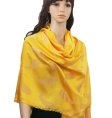 (image for) Pure Paisley Pashmina Wrap Yellow