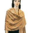 (image for) Pure Paisley Pashmina Wrap Camel