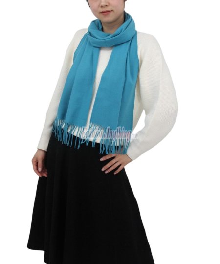 (image for) Cashmere Feel Solid Scarf Teal