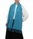 (image for) Cashmere Feel Solid Scarf Teal