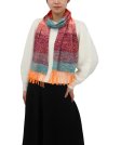 (image for) Cashmere Feel Pattern Scarf 504-1 Multi