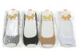 (image for) Women's Ultra Low Peep Toe Socks Dozen (12 Pairs) - Assorted Color