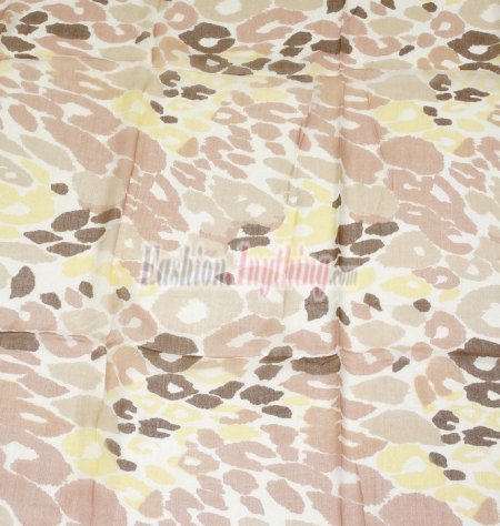 (image for) Lavish Pattern Print Scarf S0094 Brown