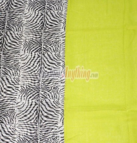 (image for) Lavish Infinity Print Scarf S0111 Green