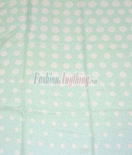 (image for) Lavish Dot Print Scarf S0118 Tiffany Blue