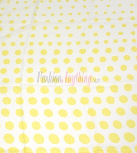 (image for) Lavish Dot Print Scarf S0118 Yellow