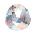 (image for) Lavish Infinity Print Scarf S0029 Blue