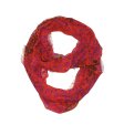 (image for) Lavish Infinity Print Scarf S0052 Red