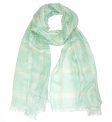 (image for) Lavish Strip Print Scarf S0072 Green