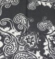 (image for) Lavish Pattern Print Scarf S0080 Black