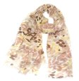 (image for) Lavish Pattern Print Scarf S0094 Brown