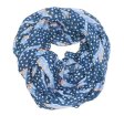 (image for) Lavish Infinity Print Scarf S0117 Blue